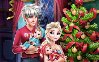 Elsa Family Christmas game cover