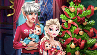Elsa Family Christmas game cover
