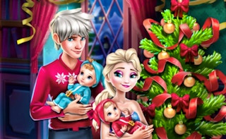 Elsa Family Christmas game cover