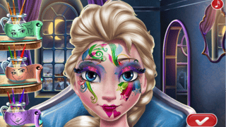 Elsa New Year Makeup