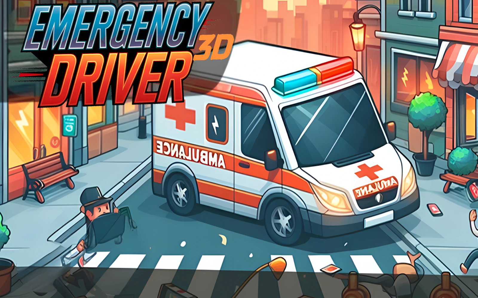Emergency Driver 3D — free online driving game on Glaze Games