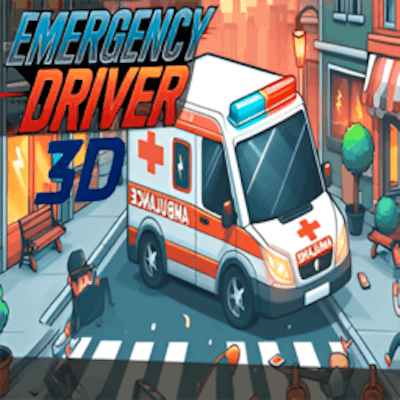 Emergency Driver 3D By Gamepix