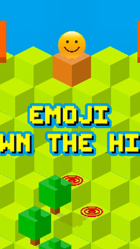Emoji Down The Hill