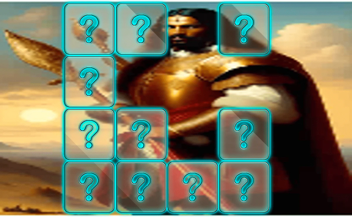 Emperor Charlemagne Memory Match game thumbnail