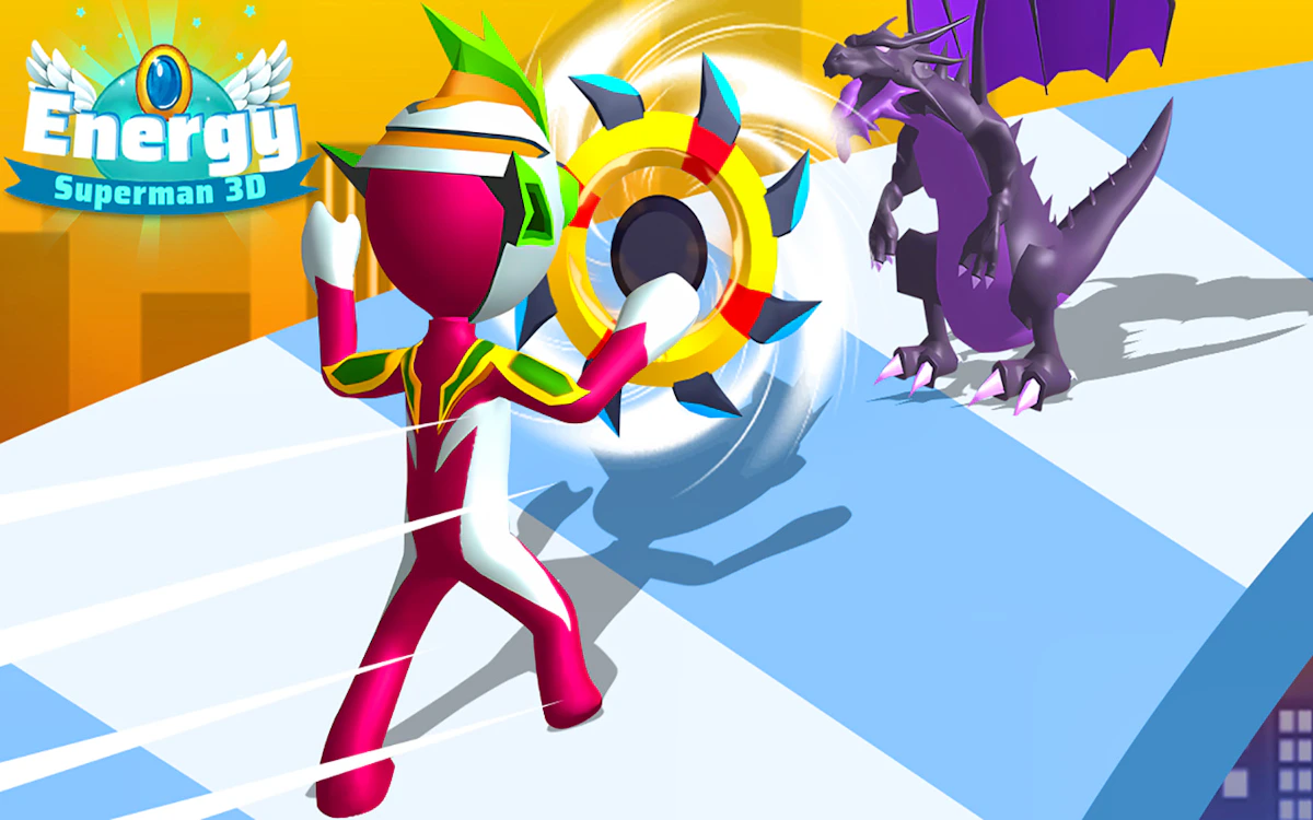 Play Energy Superman 3D — free online Runner game