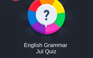 English Grammar Jul Quiz game cover