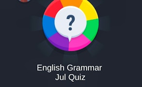 English Grammar Jul Quiz