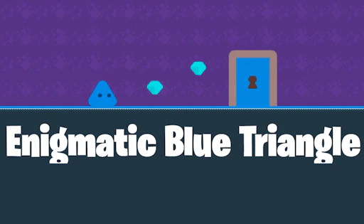 Enigmatic Blue Triangle