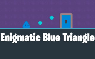 Enigmatic Blue Triangle