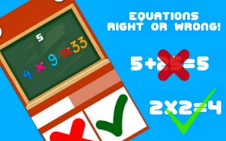 Equations Right Or Wrong! game cover