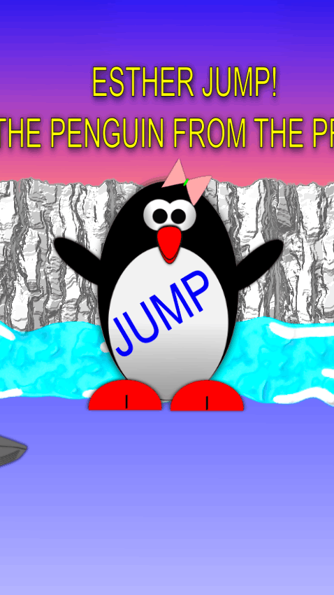 Esther the Penguin. Jump!