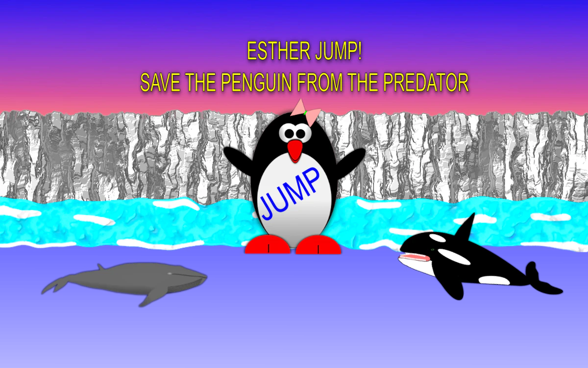 Play Esther the Penguin. Jump! — free online Arcade game