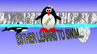Esther the penguin - Learn to swim