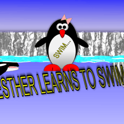 Juega gratis a Esther the penguin. Learn to swim.