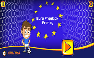 Euro Freekick Frenzy Online soccer Games on taptohit.com