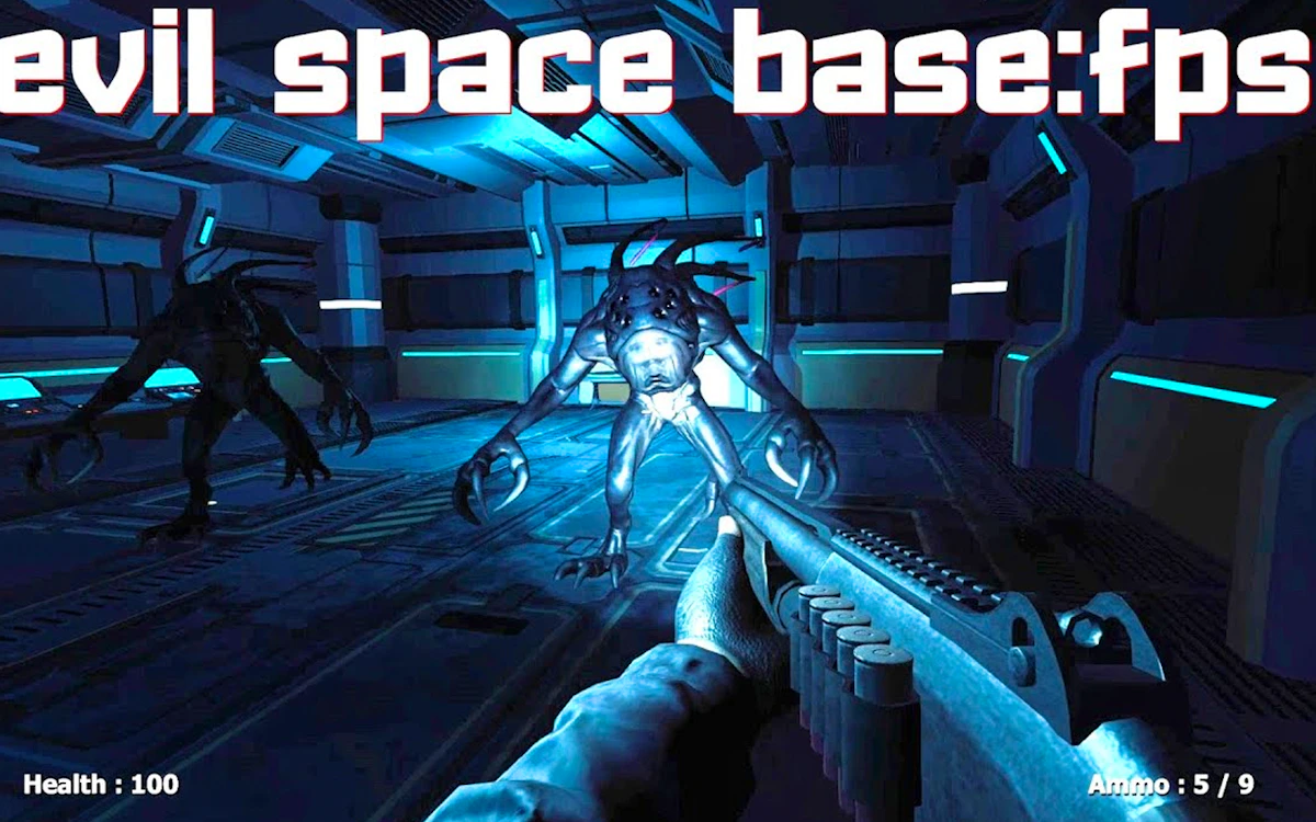 Play Evil Space Base FPS — free online Zombie game