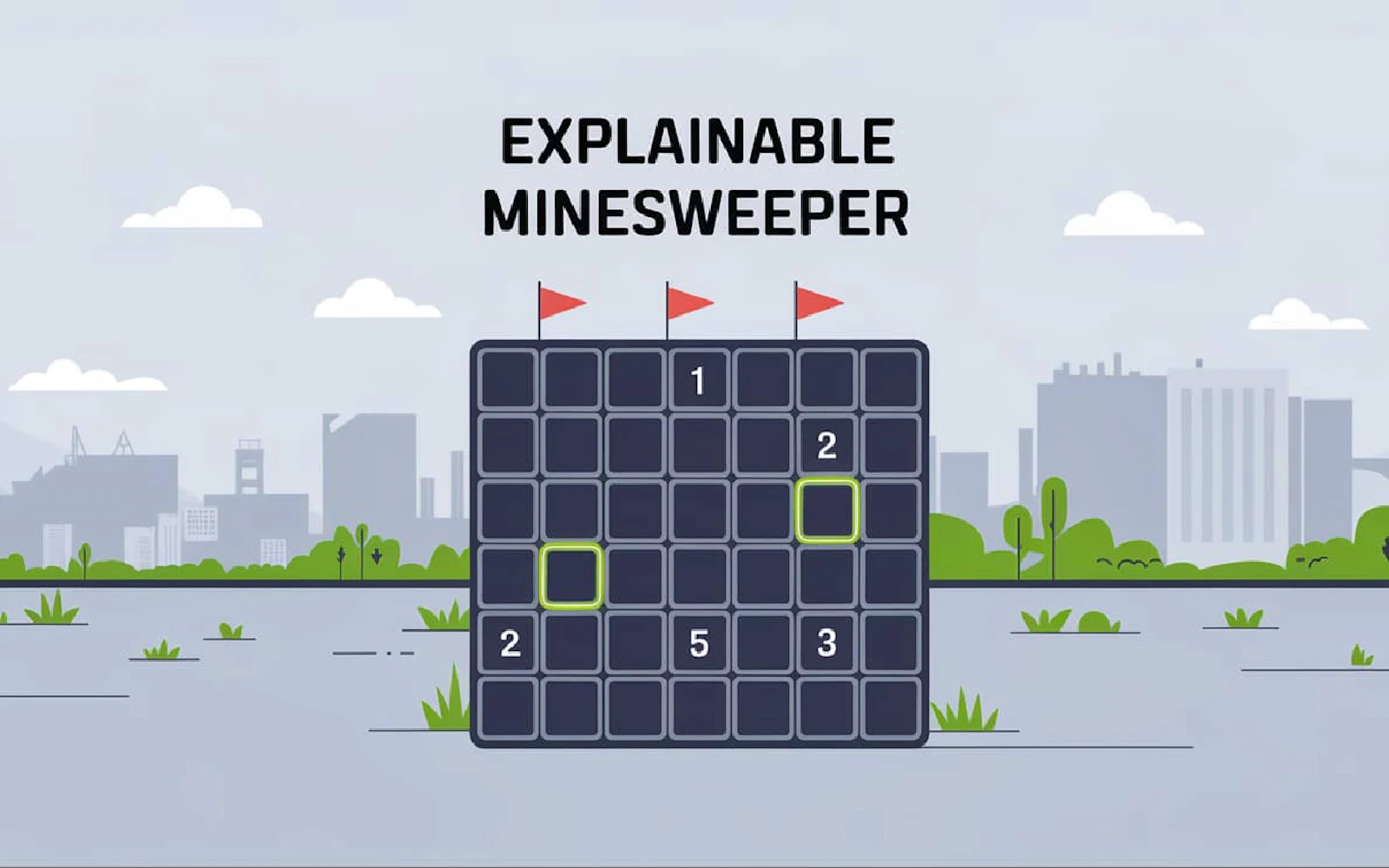 Explainable Minesweeper — free online puzzle game on Glaze Games