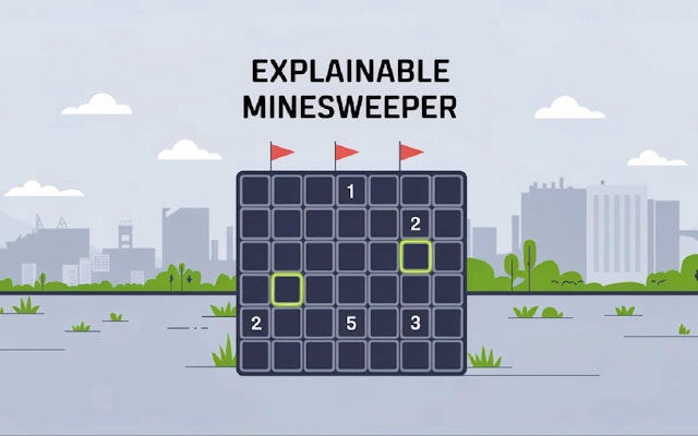 Explainable Minesweeper