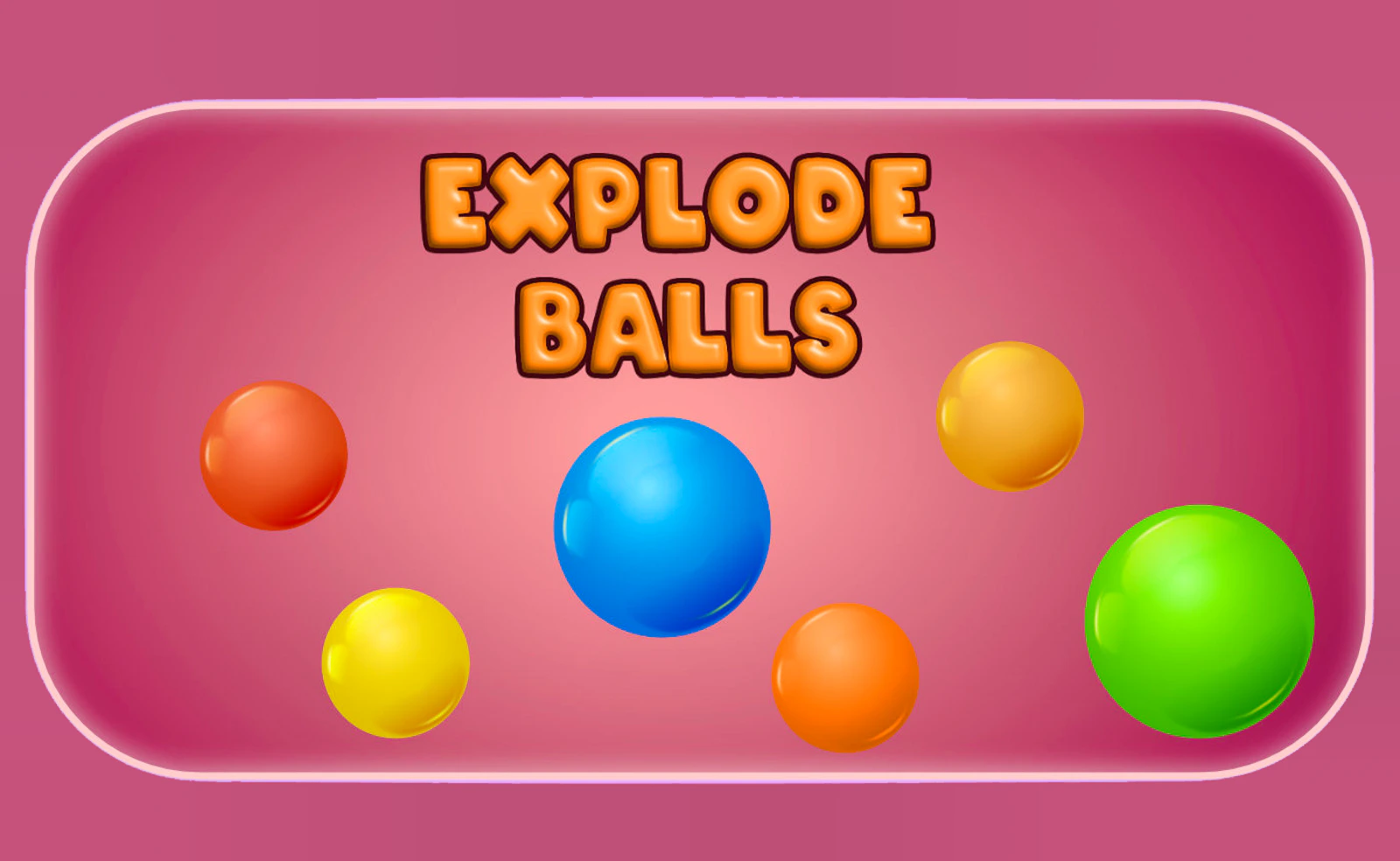 Explode Ball — free online arcade game on Glaze Games