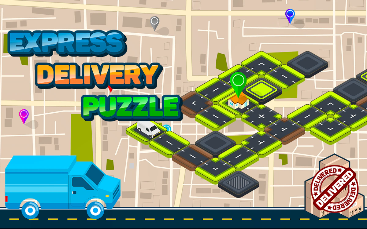 Play Express Delivery Puzzle — free online Brain game