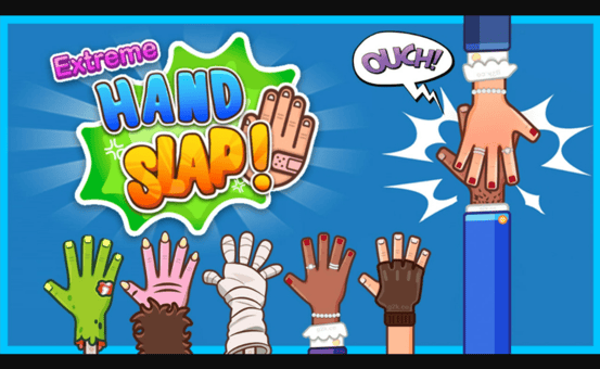 Extreme Hand Slap 🕹️ Two Player Games