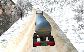 Extreme Winter Oil Tanker Truck Drive