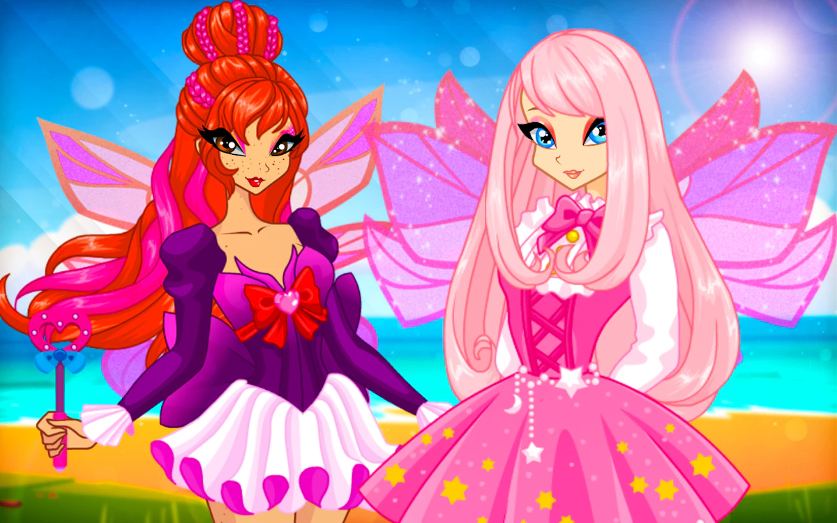Play Fairies Heart Style — free online Dress Up game