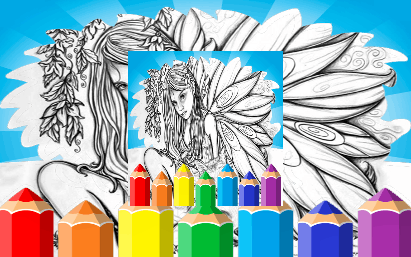 Fairy Coloring Pages