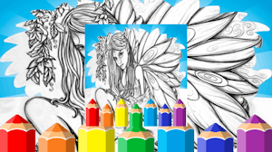 Image for Fairy Coloring Pages