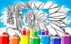 Fairy Coloring Pages