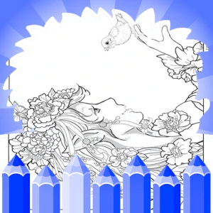 Fairy Coloring Pages Thumbnail