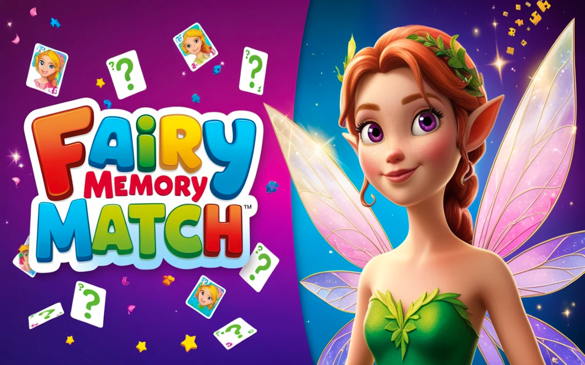 Play Fairy Memory Match Game — free online Memory game