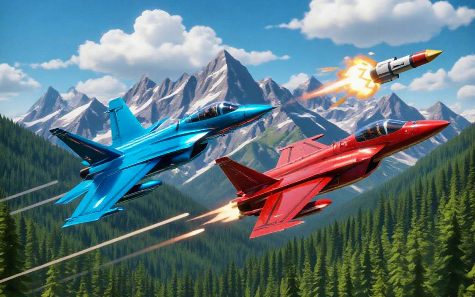 Falcon Dogfight — free online simulation game on Glaze Games