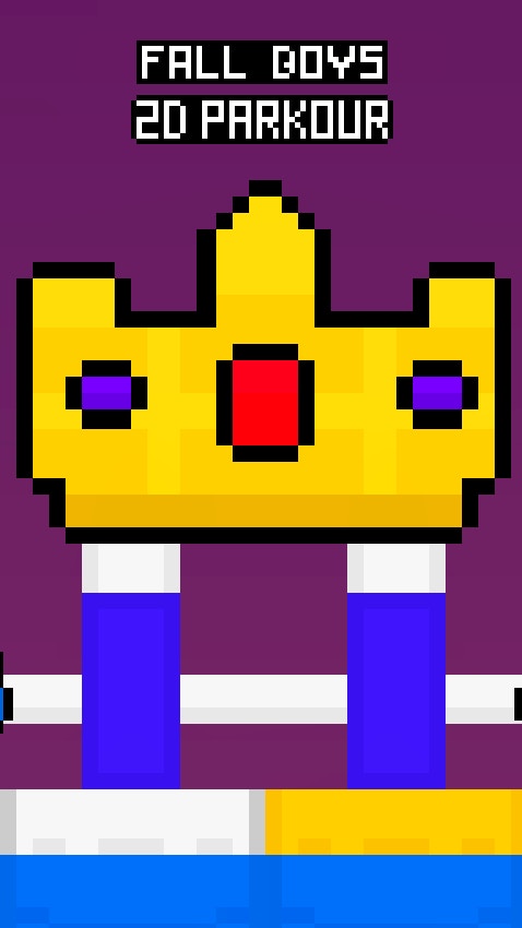Fall Boys 2D Parkour