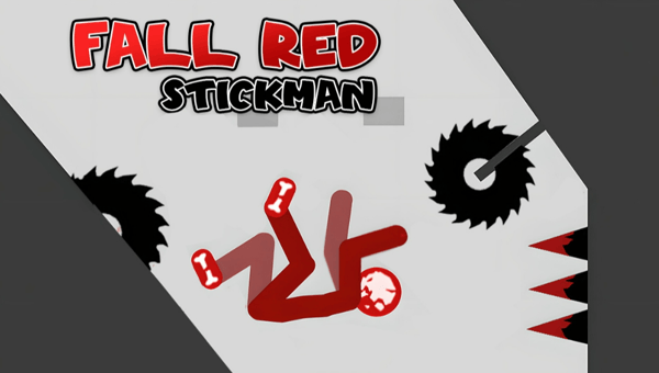 Fall Red Stickman 🕹️ Play Now on GamePix