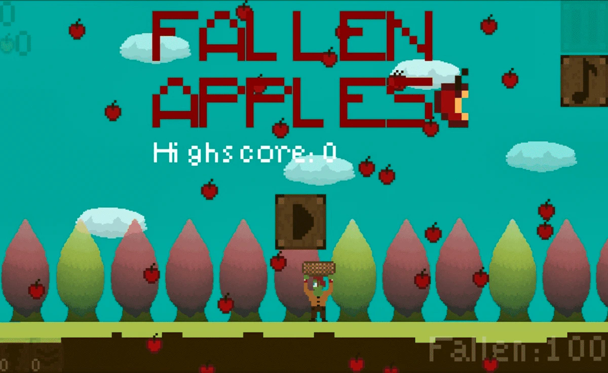 Play Fallen Apples — free online Arcade game