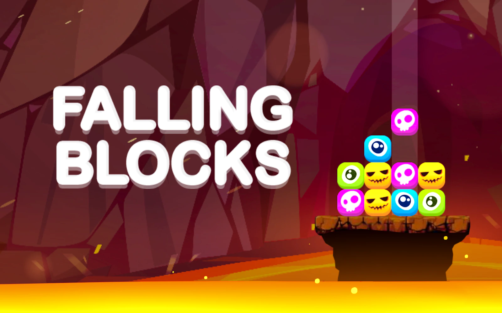 Falling Blocks - Halloween Challenge — free online horror game on Glaze Games
