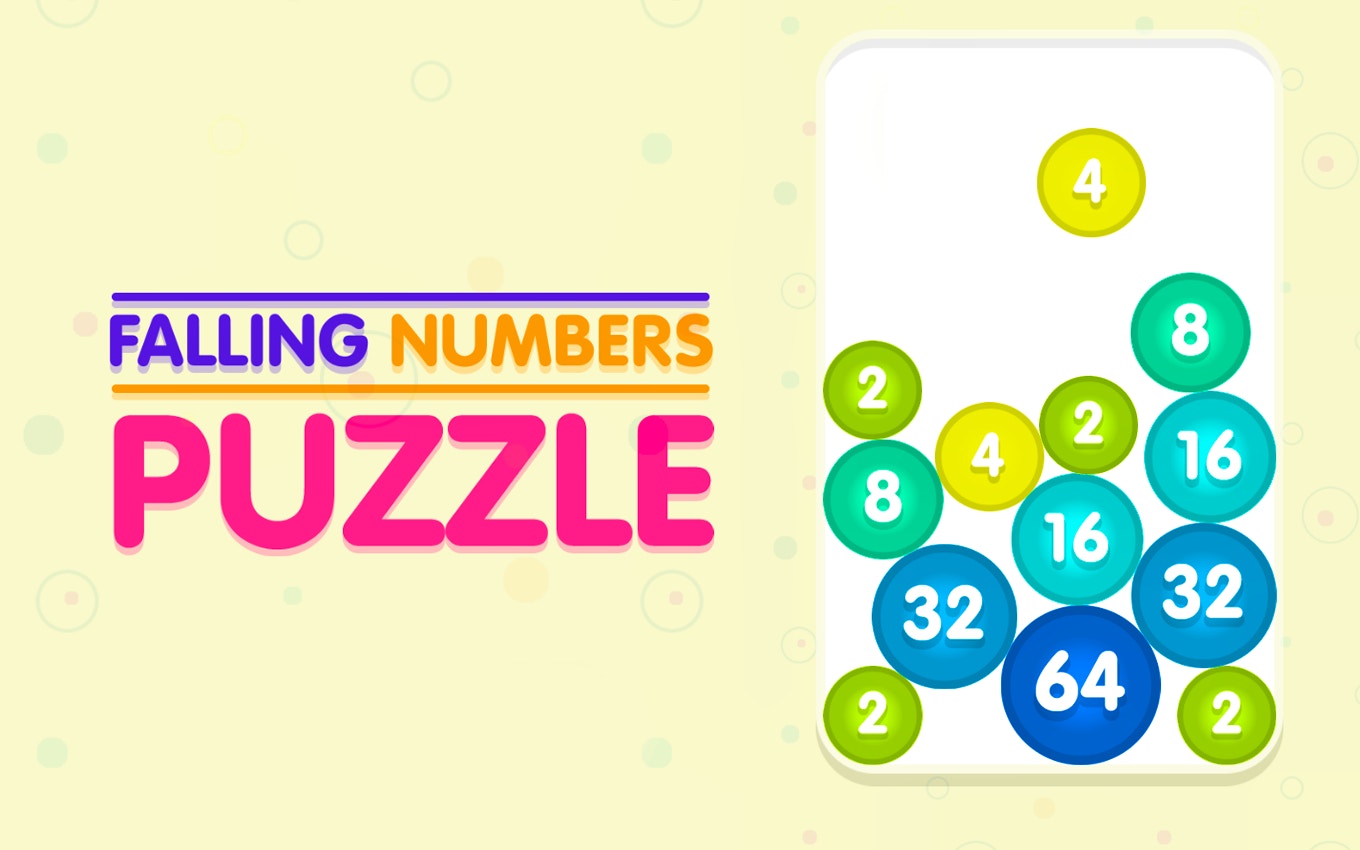 Falling Numbers - 2048 puzzle