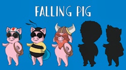 Falling Pig