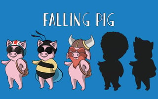 Falling Pig