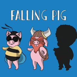 Juega gratis a Falling Pig