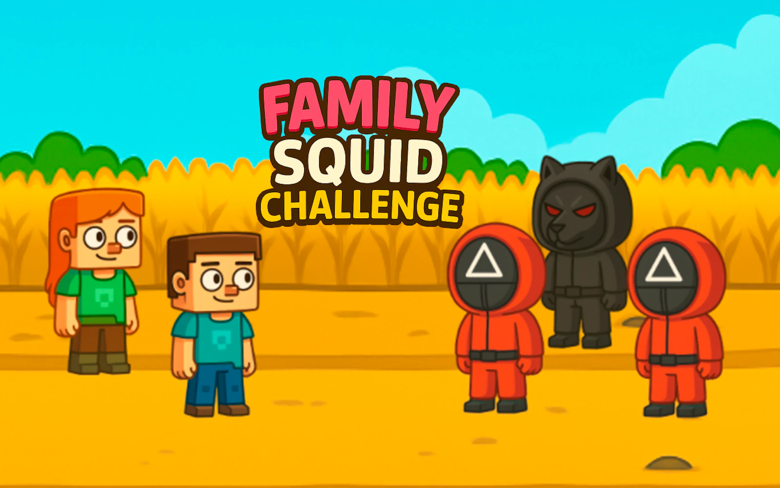Family Squid Challenge — free online two player game on Glaze Games