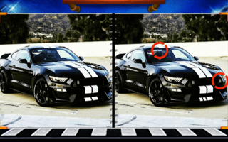 Fancy Mustang Spot The Difference game cover