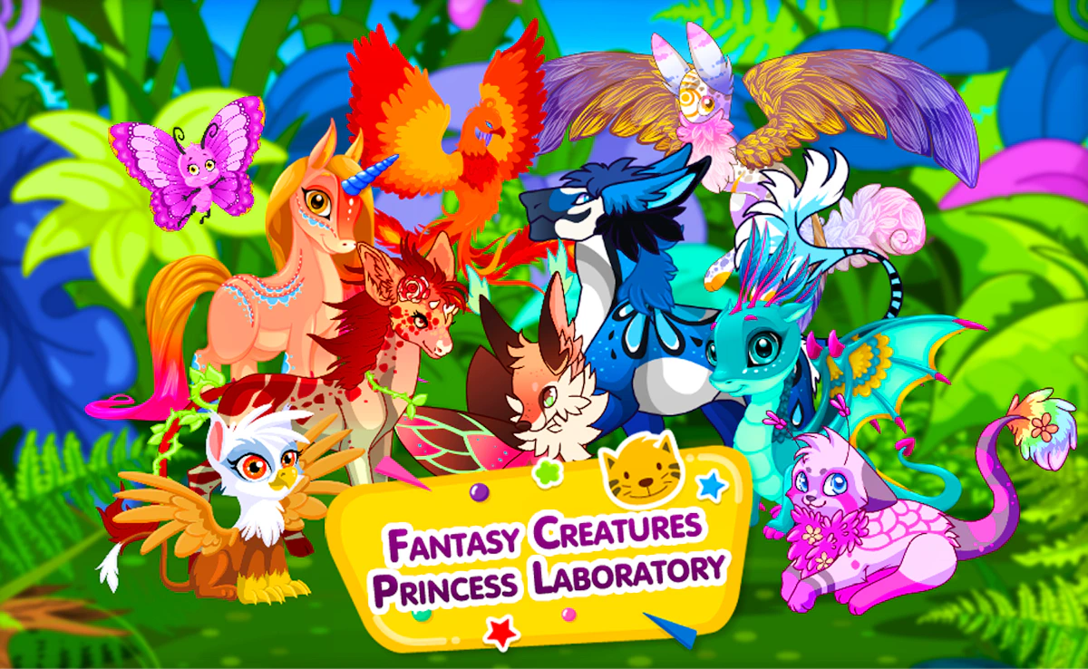 Play Fantasy Creatures Princess Laboratory — free online Kids game