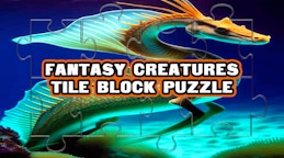 奇幻生物方块拼图 (Fantasy Creatures Tile Block Puzzle)