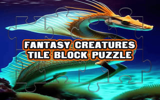 Fantasy Creatures Tile Block Puzzle game cover