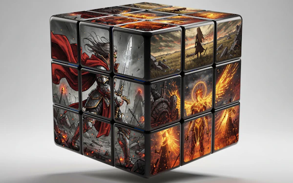 Fantasy Warrior Puzzle