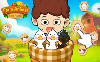 Farm Animal Sort Puzzle