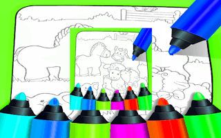 Farm Animals Coloring For Kids