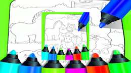Farm Animals Coloring For Kids